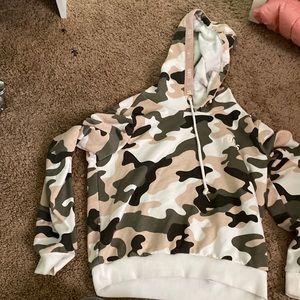 Multi-colored hoodie